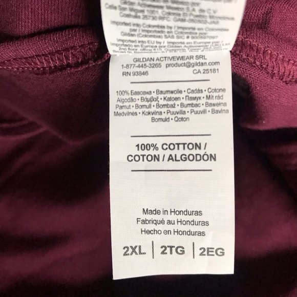 NEW Hillman College Unisex Tank Top - Maroon 2XL - Picture 5 of 7